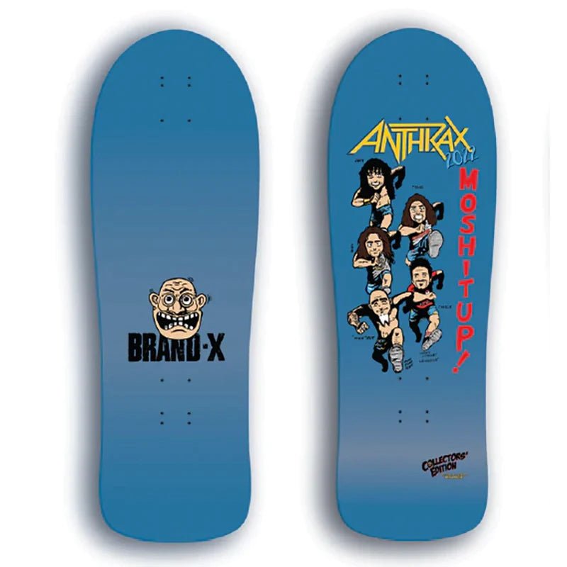 ANTHRAX 2022 COLLECTORS EDITION SHAPED DECK 10.00 X 30.00 (HAND SCREENED)