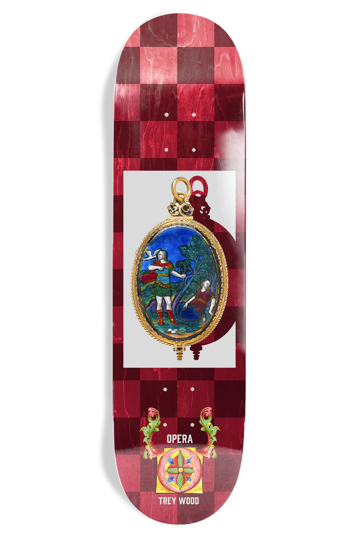 Trey Wood Pendant - Ex7 Deck - 8.25"