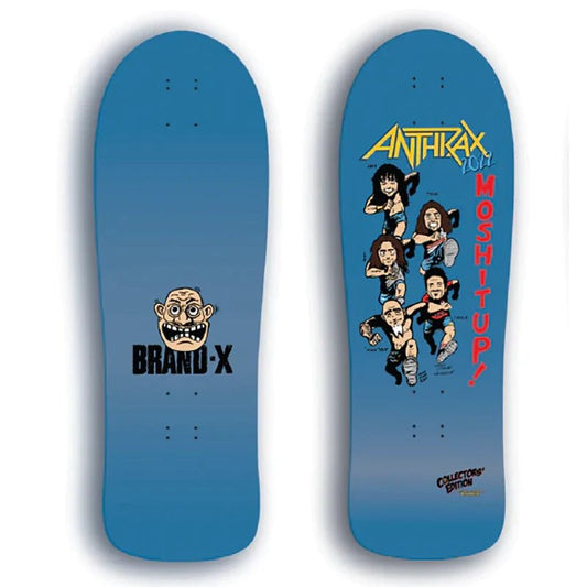 ANTHRAX 2022 COLLECTORS EDITION SHAPED DECK 10.00 X 30.00 (HAND SCREENED)