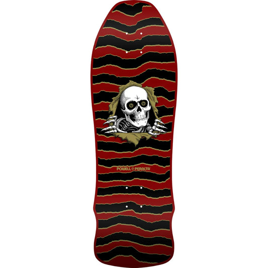 GEEGAH RIPPER MAROON RE-ISSUE DECK 9.75X 30